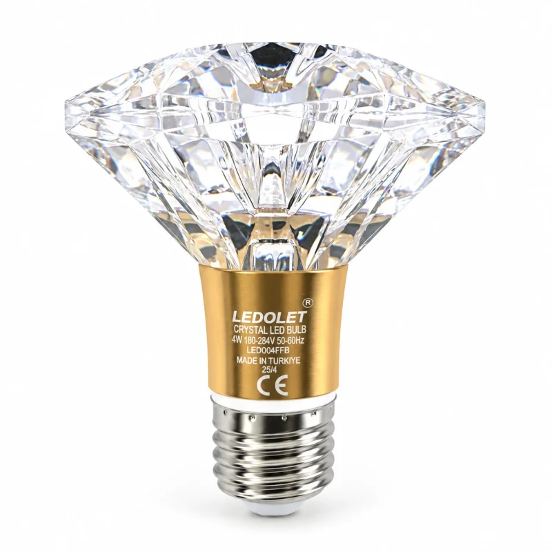 Kristal LED ampuller: ışığın kendisi dekor olduğunda için ürün fotoğrafı