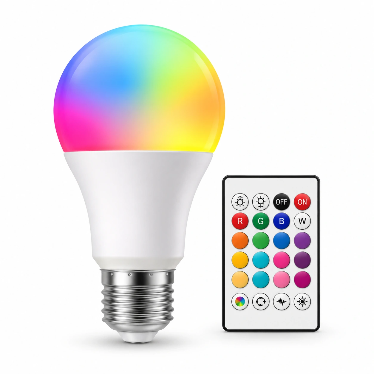 Ledolet 9W A60 E27 RGB Kumandalı LED Ampul