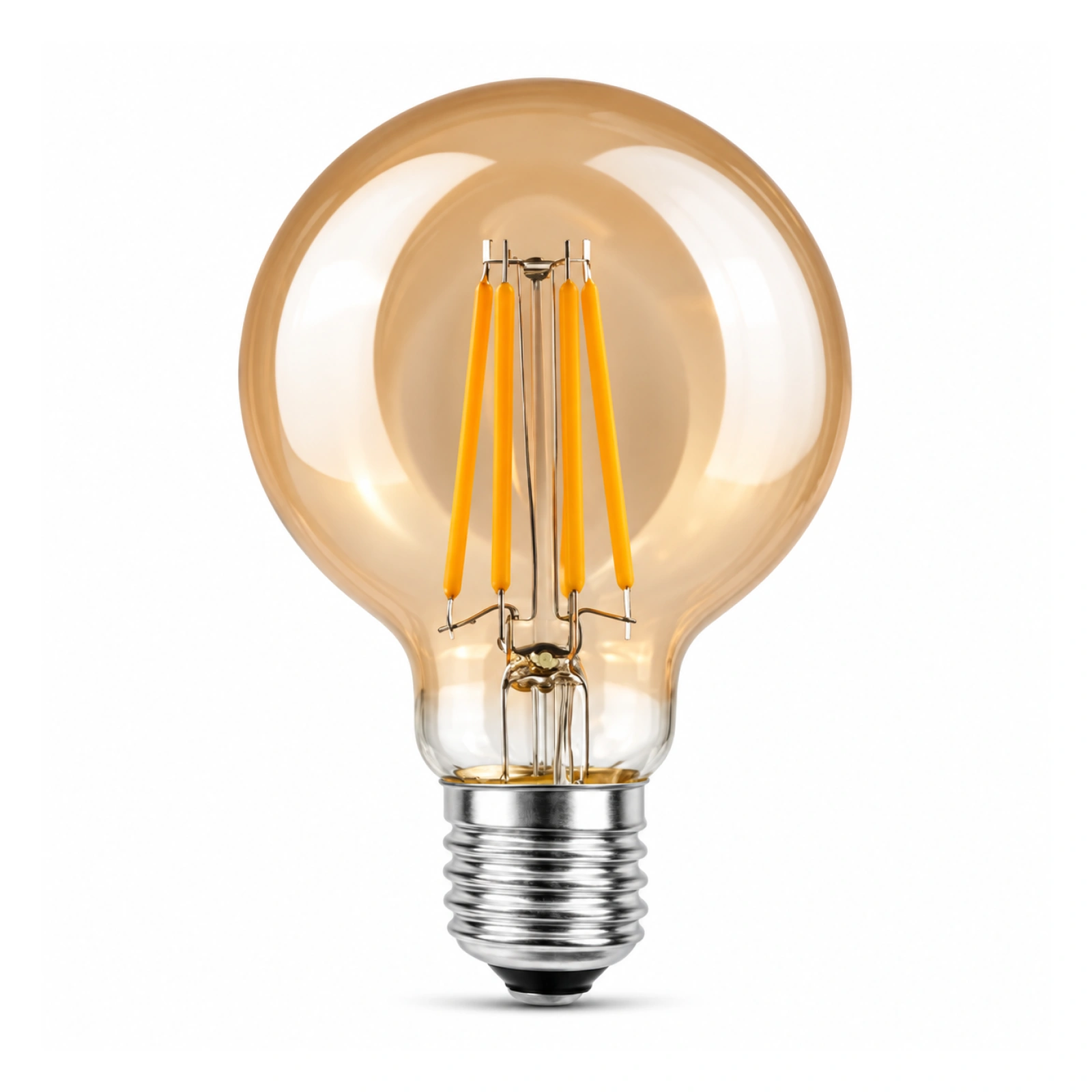 ZMR LED 6W G95 E27 Amber Rustik Ampul
